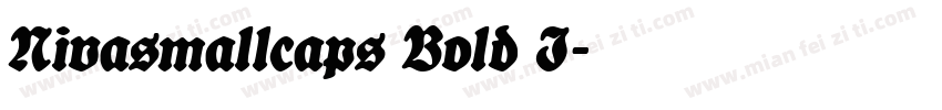 Nivasmallcaps Bold I字体转换